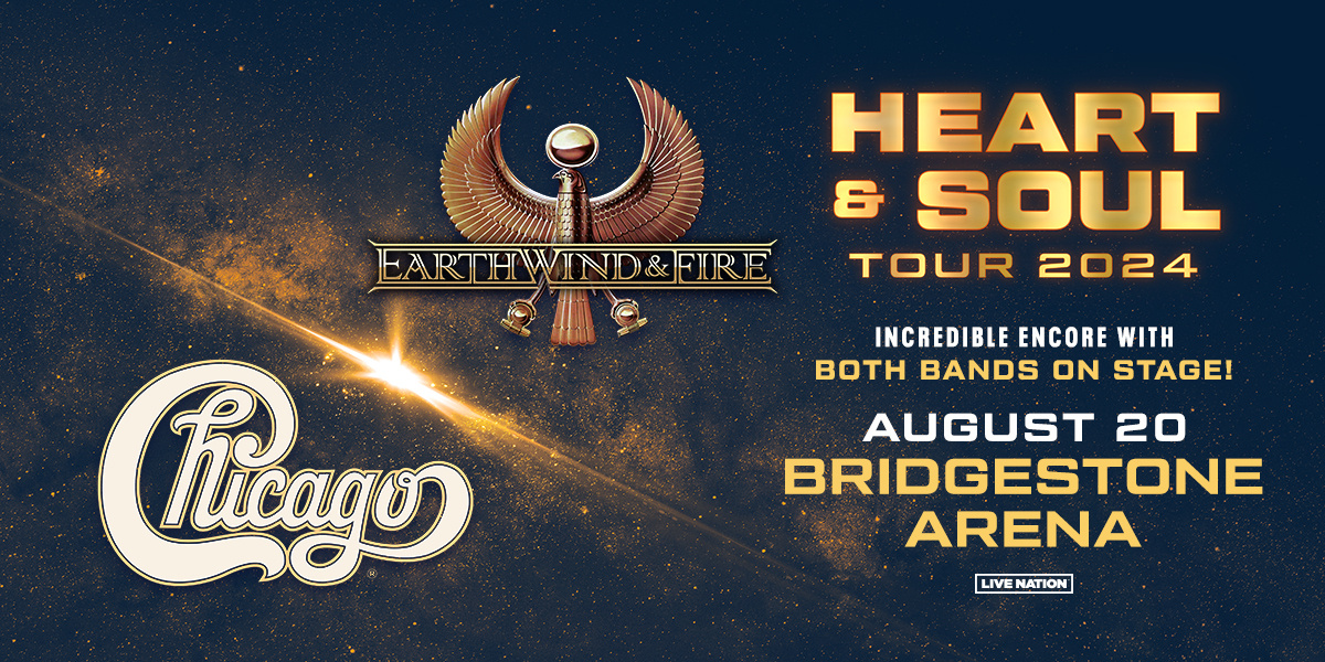 Earth, Wind & Fire and Chicago: Heart and Soul Tour 2024 - Register to Win