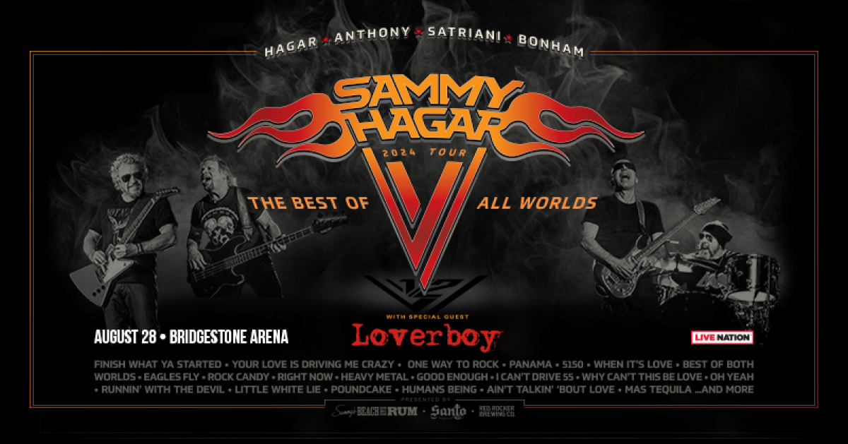 Sammy Hagar Best of Worlds Tour - Register to Win